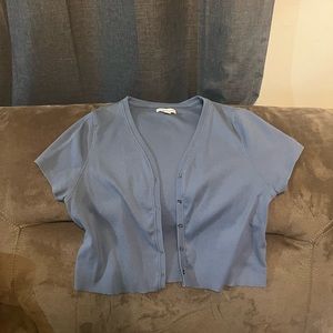 Topshop Short Sleeve Cardigan